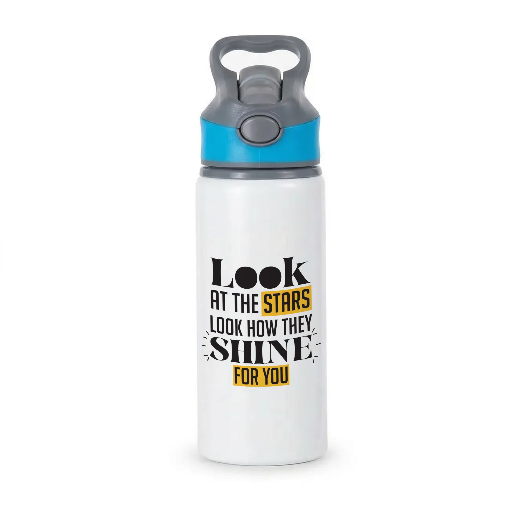 Look At The Stars Active Water Bottle - Blue