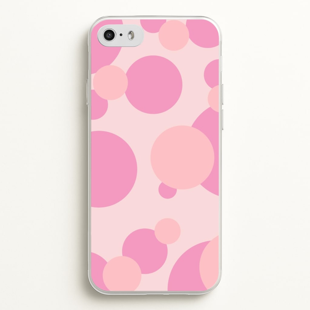 Pink Bubble Pattern - Abstract Patterns Phone Case for iPhone 5 / 5s / SE 2016