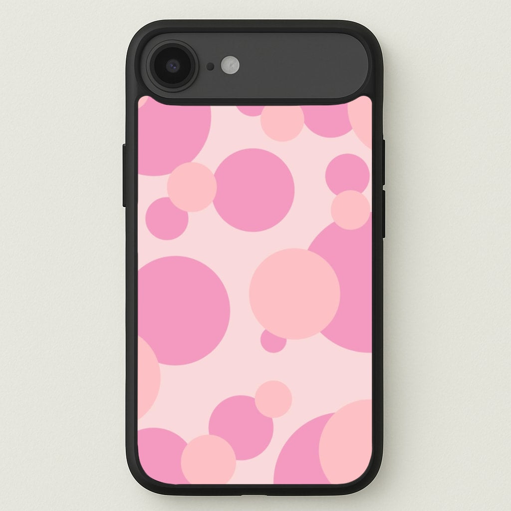 Pink Bubble Pattern Phone Case for iPhone 17 Air