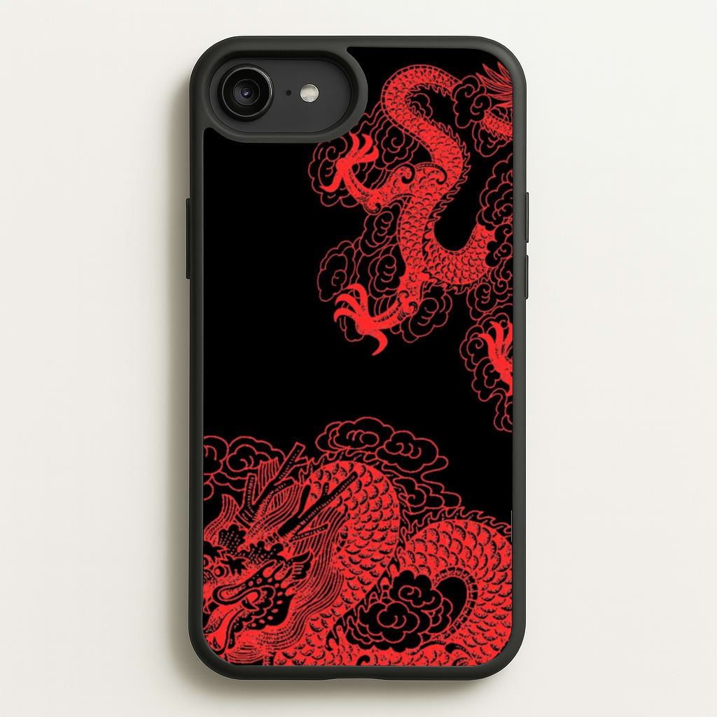 Red Dragon - Dragon Phone Case for iPhone 6 Plus / 7 Plus / 8 Plus