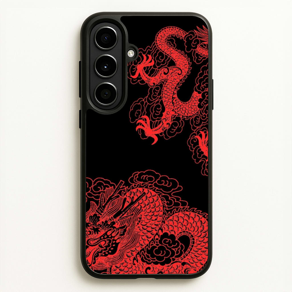 Red Dragon - Dragon Phone Case for Galaxy A56