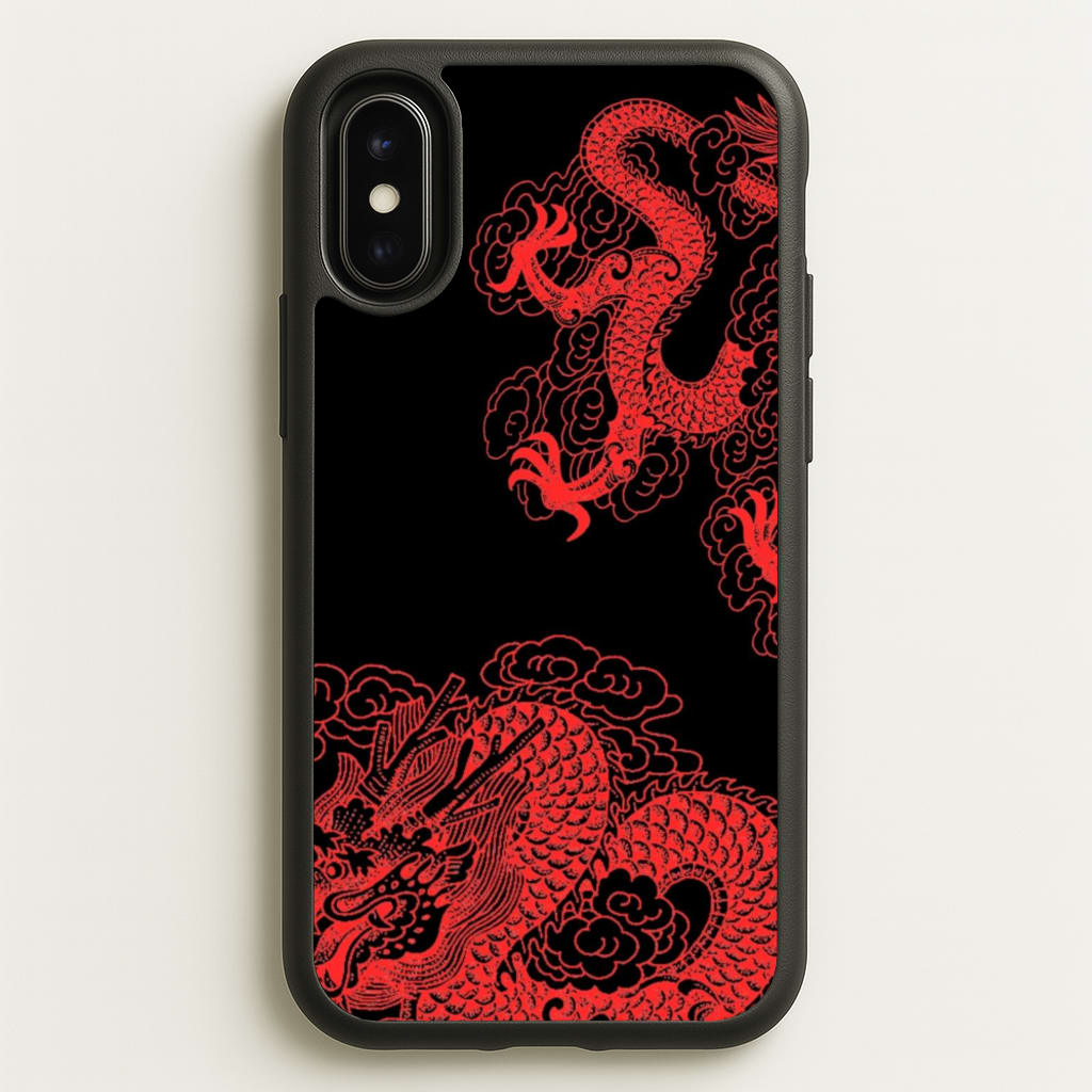 Red Dragon - Dragon Phone Case for iPhone X / XS