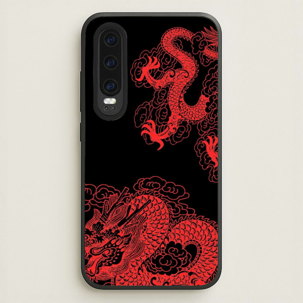 Red Dragon - Dragon Phone Case for Huawei P30