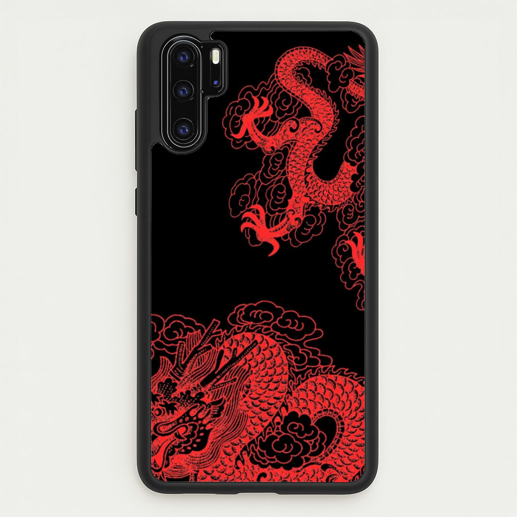 Red Dragon - Dragon Phone Case for Huawei P30 Pro