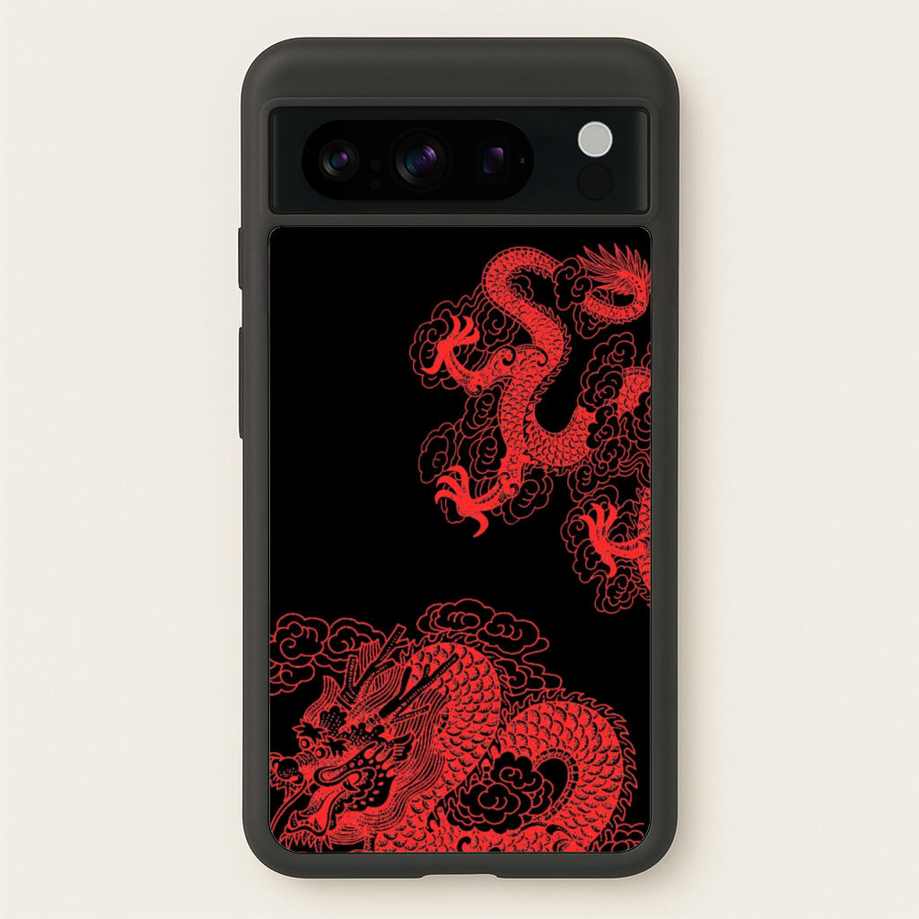 Red Dragon - Dragon Phone Case for Google Pixel 8 Pro