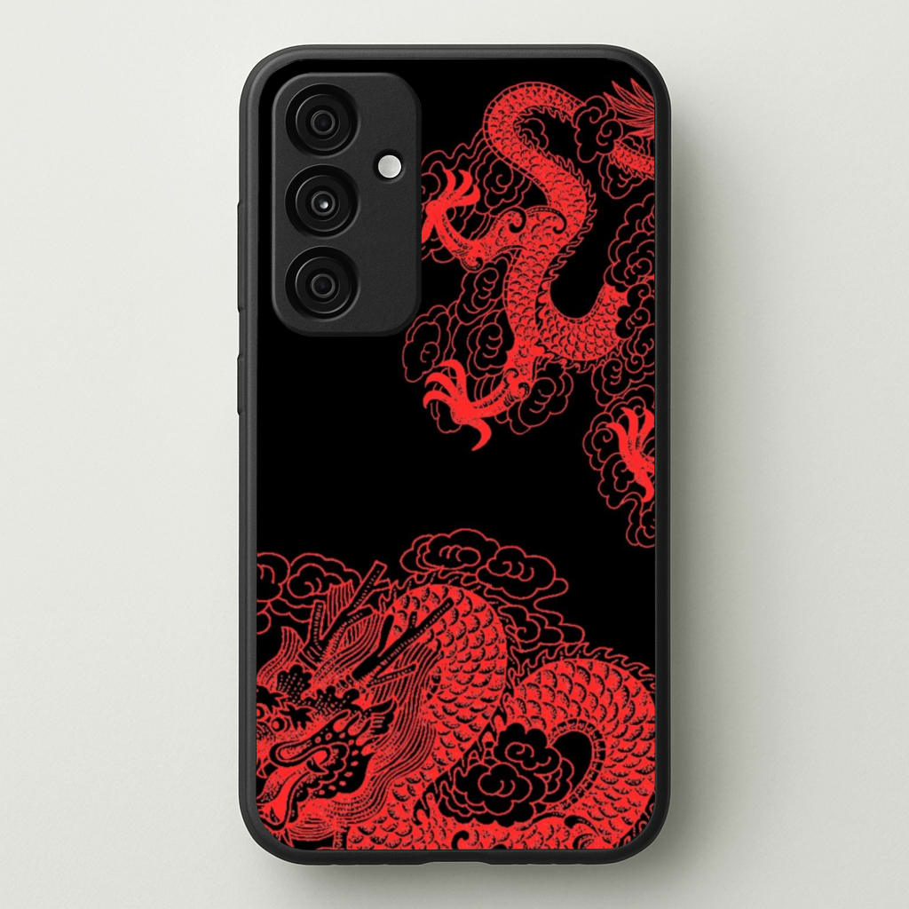 Red Dragon - Dragon Phone Case for Galaxy A55