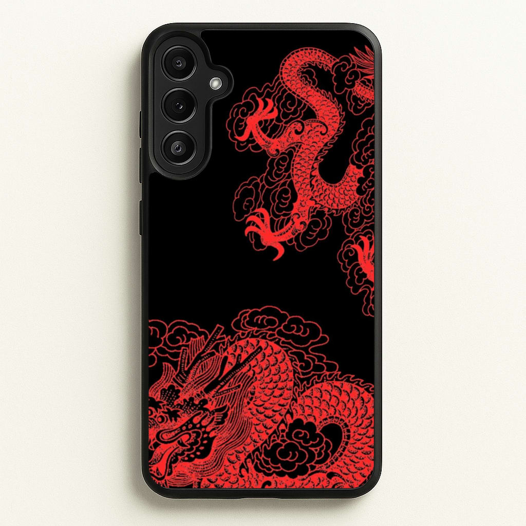 Red Dragon - Dragon Phone Case for Galaxy A34