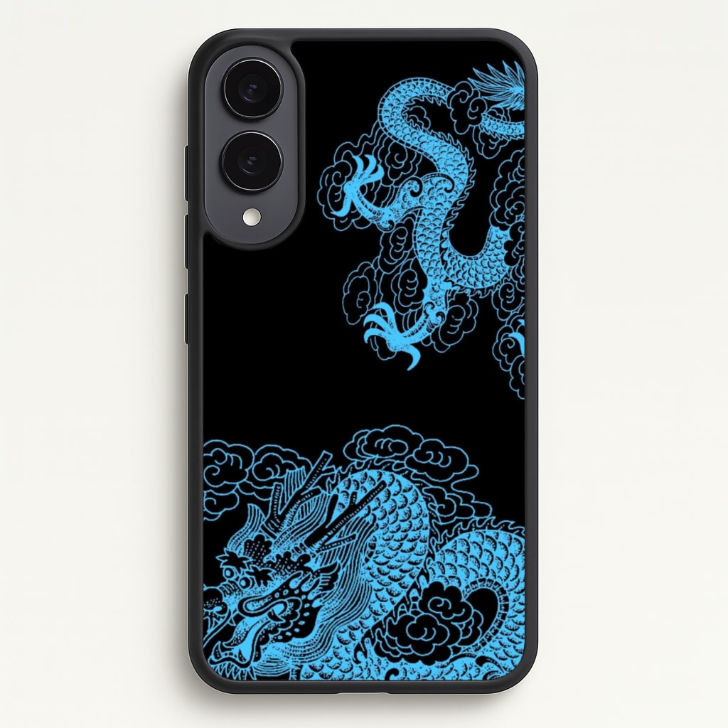 Blue Dragon - Dragon Phone Case for Galaxy S25 Edge
