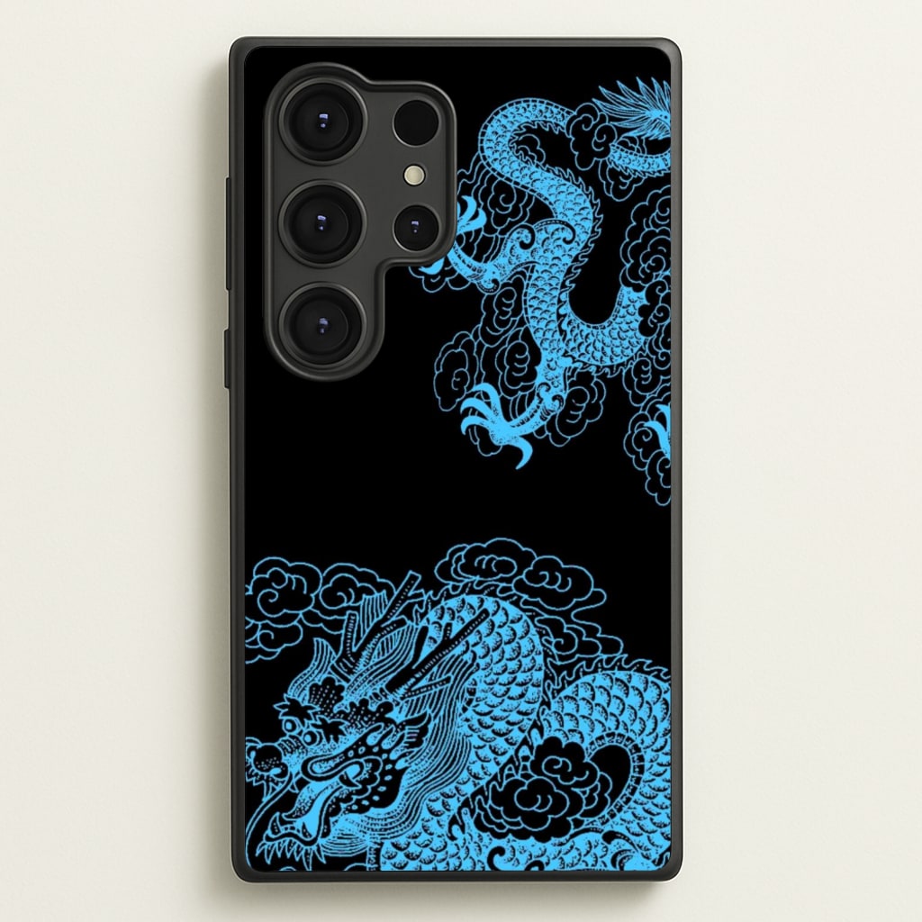 Blue Dragon - Dragon Phone Case for Galaxy S25 Ultra