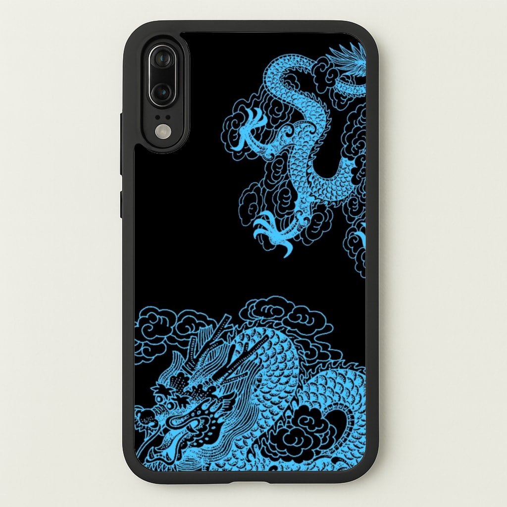 Blue Dragon - Dragon Phone Case for Huawei P20