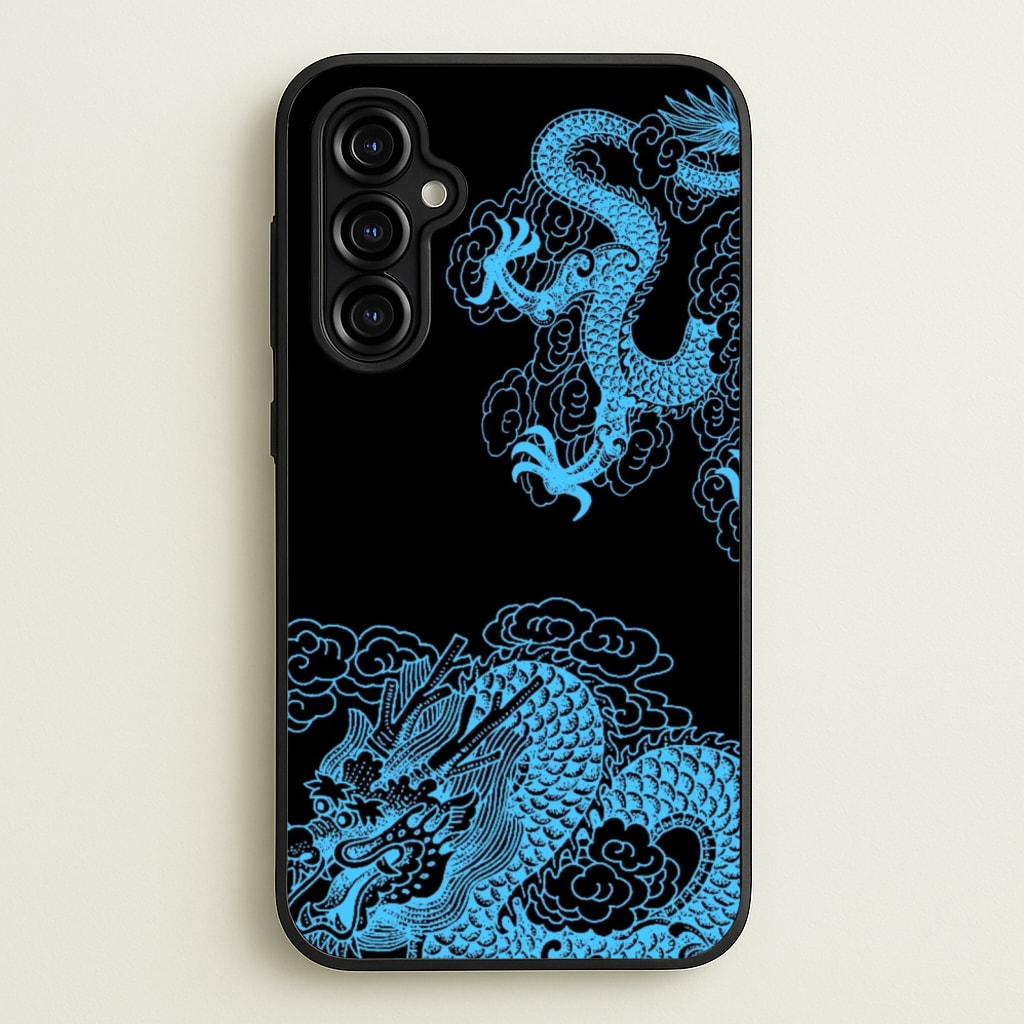 Blue Dragon - Dragon Phone Case for Galaxy A54