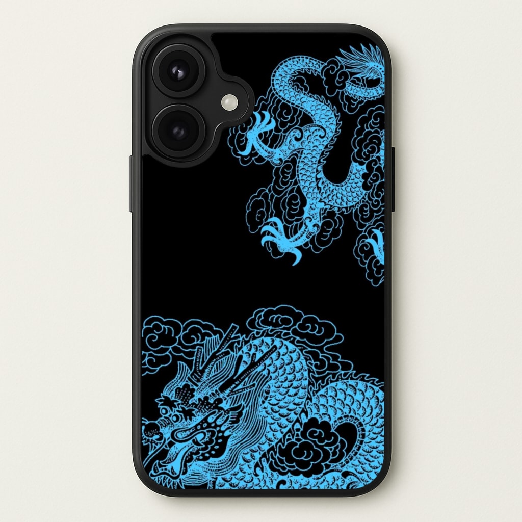 Blue Dragon Phone Case for iPhone 17