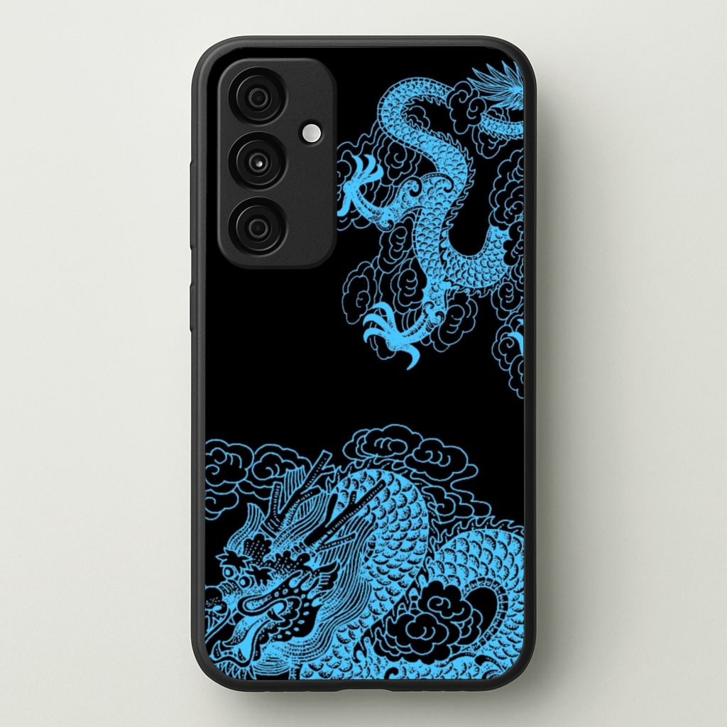 Blue Dragon - Dragon Phone Case for Galaxy A55