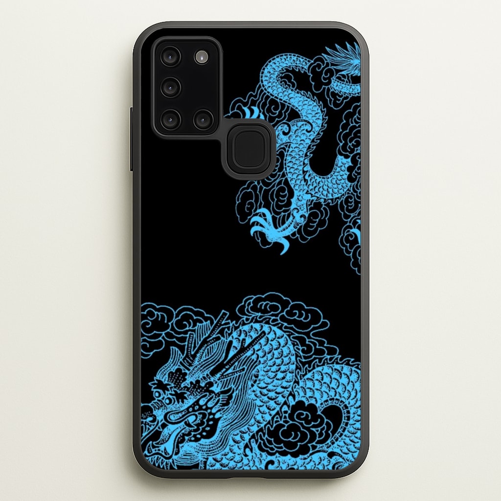 Blue Dragon - Dragon Phone Case for Galaxy A21s