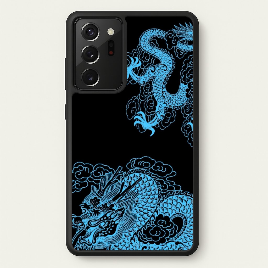 Blue Dragon - Dragon Phone Case for Galaxy Note 20 Ultra