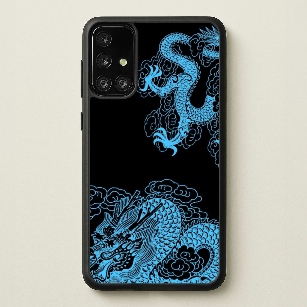 Blue Dragon - Dragon Phone Case for Galaxy A71