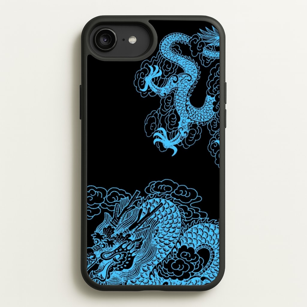 Blue Dragon - Dragon Phone Case for iPhone 6 Plus / 7 Plus / 8 Plus