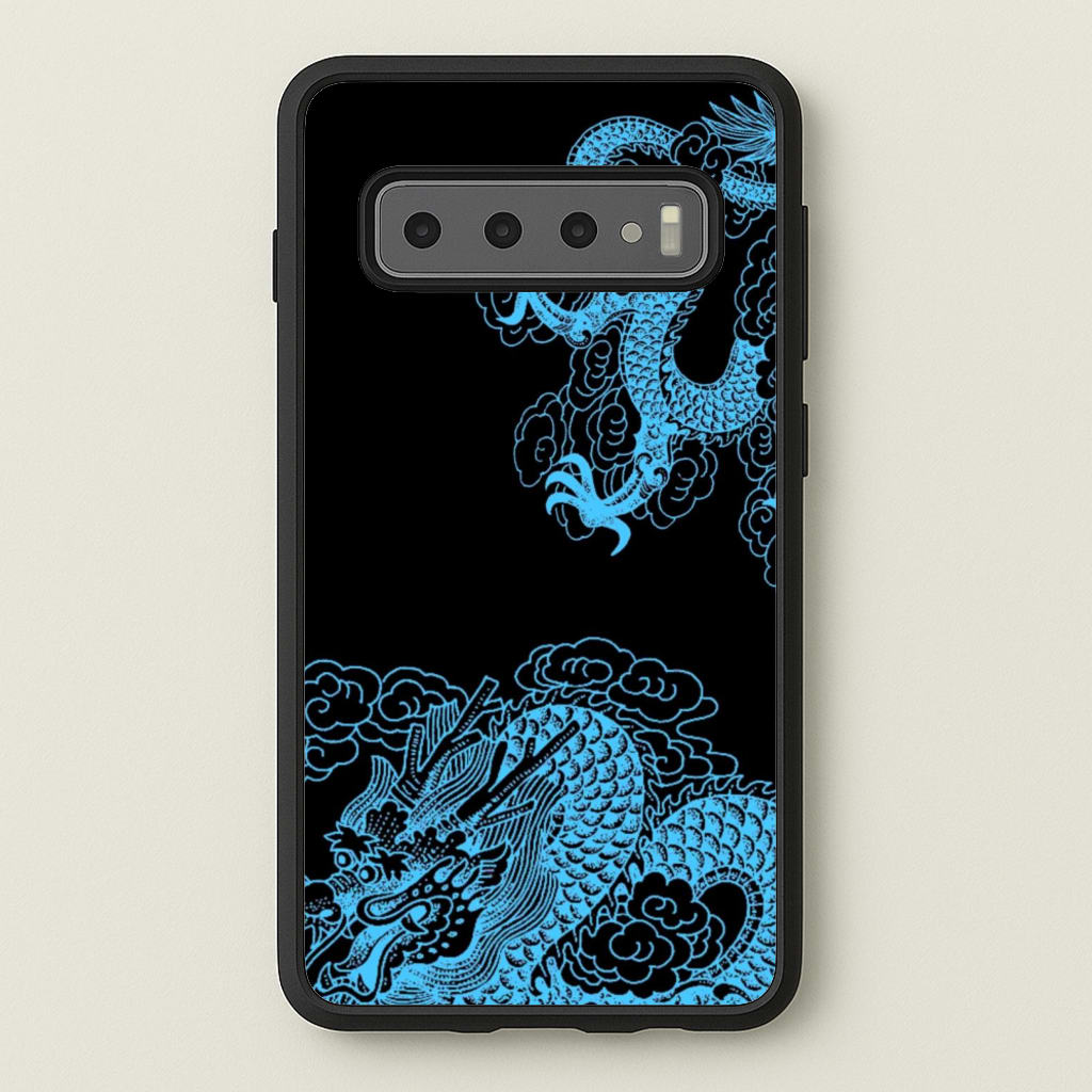 Blue Dragon - Dragon Phone Case for Galaxy S10 Plus
