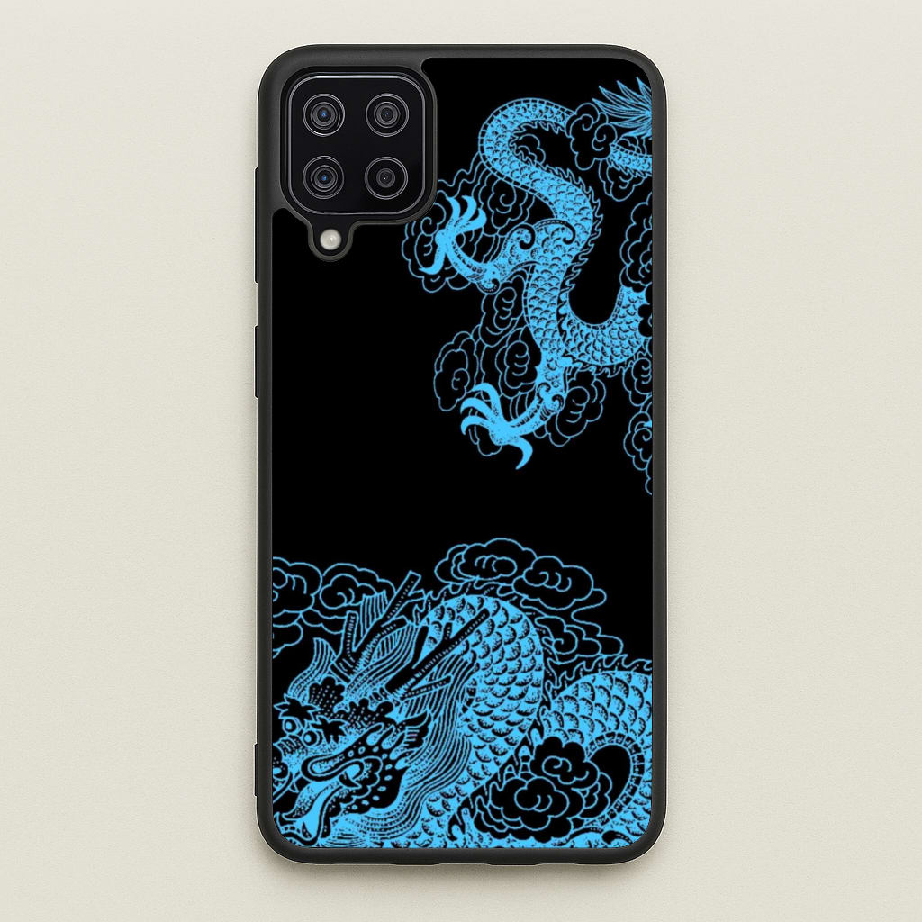 Blue Dragon - Dragon Phone Case for Galaxy A12