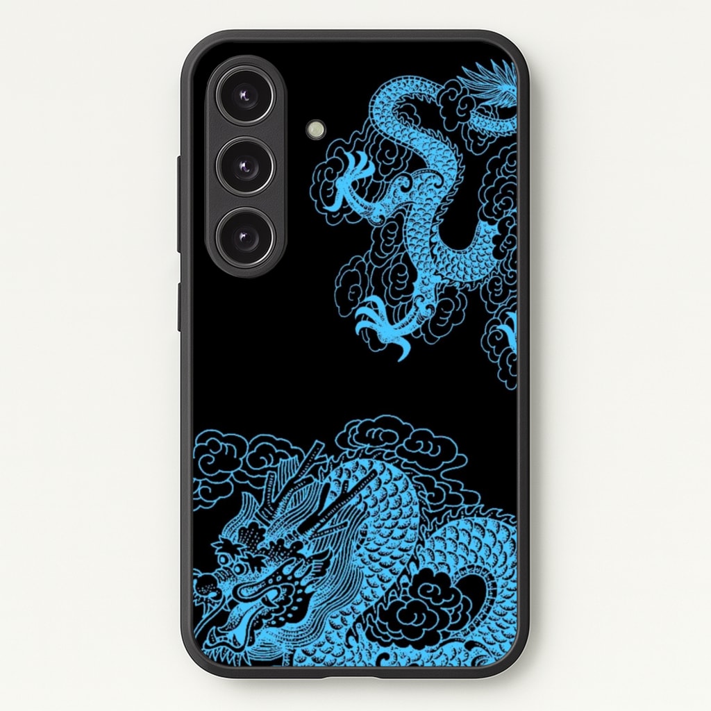 Blue Dragon - Dragon Phone Case for Galaxy S24FE