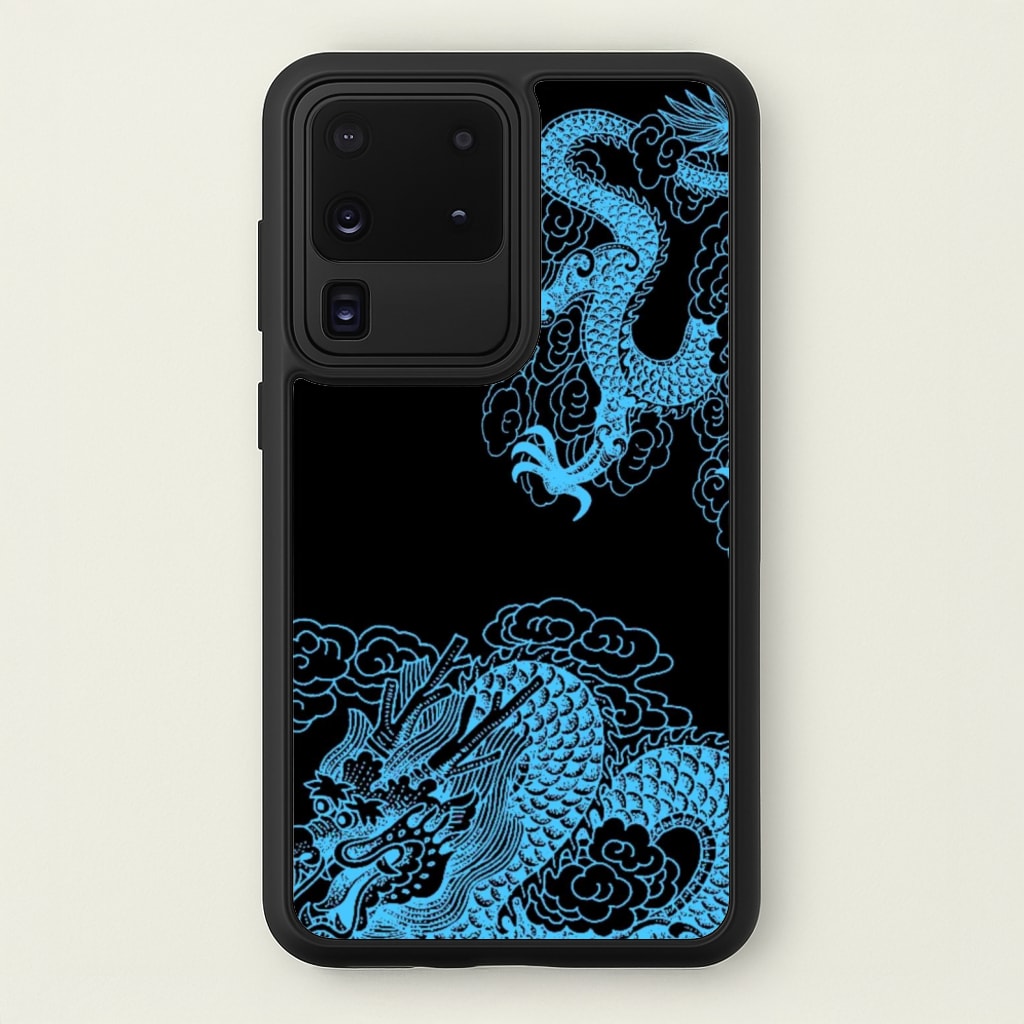 Blue Dragon - Dragon Phone Case for Galaxy S20 Ultra