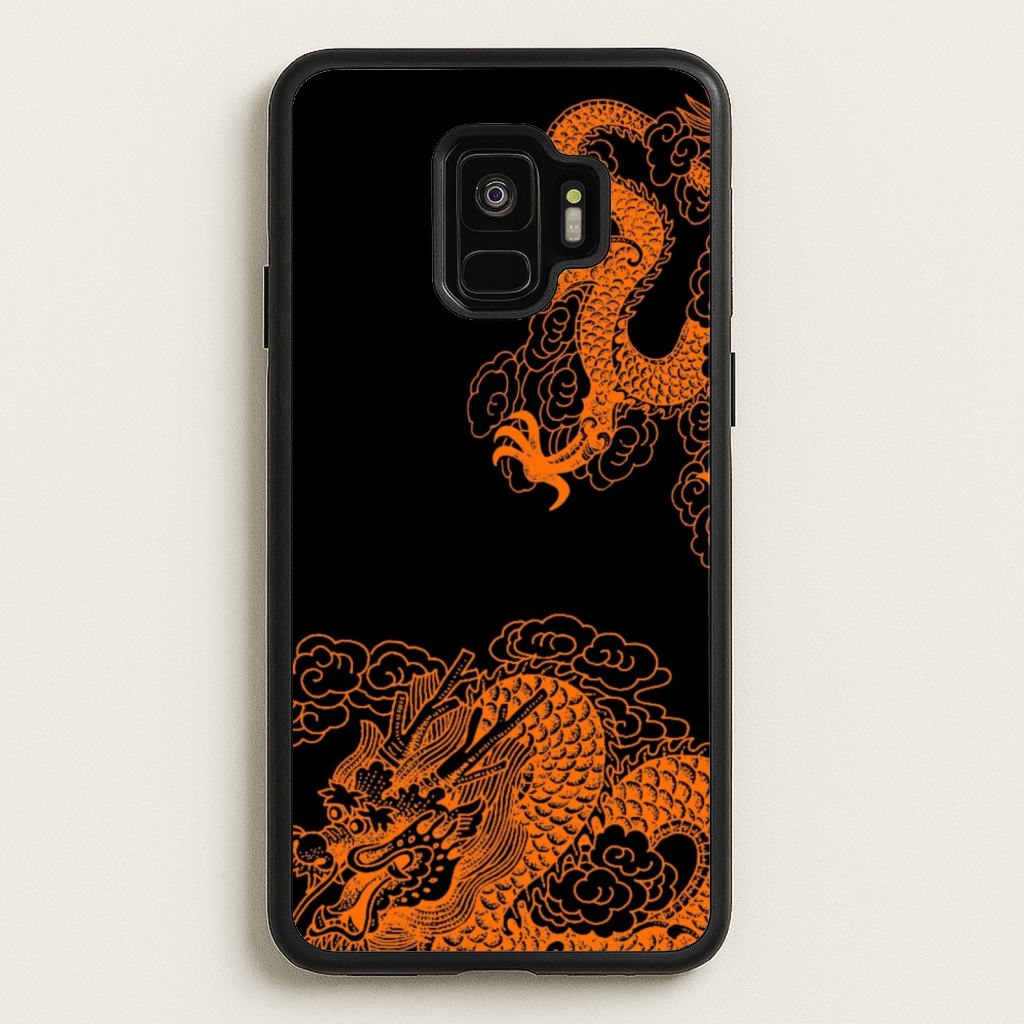 Orange Dragon - Dragon Phone Case for Galaxy S9