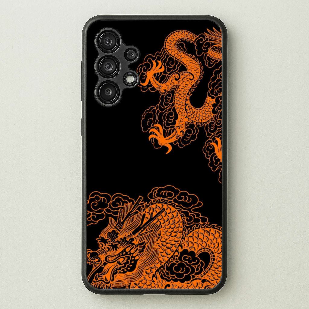 Orange Dragon - Dragon Phone Case for Galaxy A13