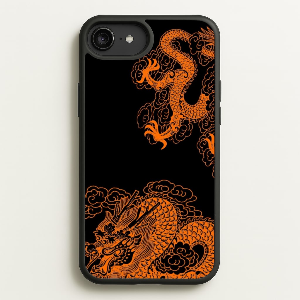 Orange Dragon - Dragon Phone Case for iPhone 6 Plus / 7 Plus / 8 Plus