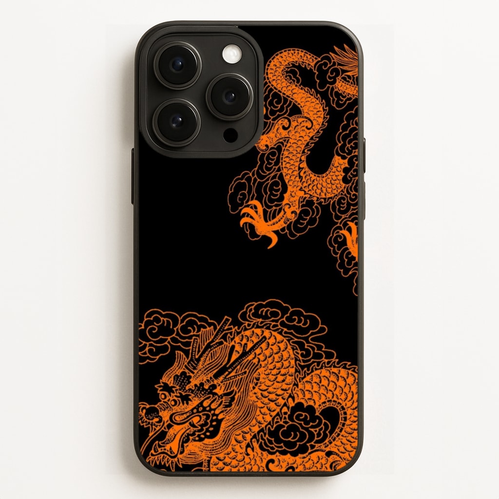 Orange Dragon - Dragon Phone Case for iPhone 12 Pro Max