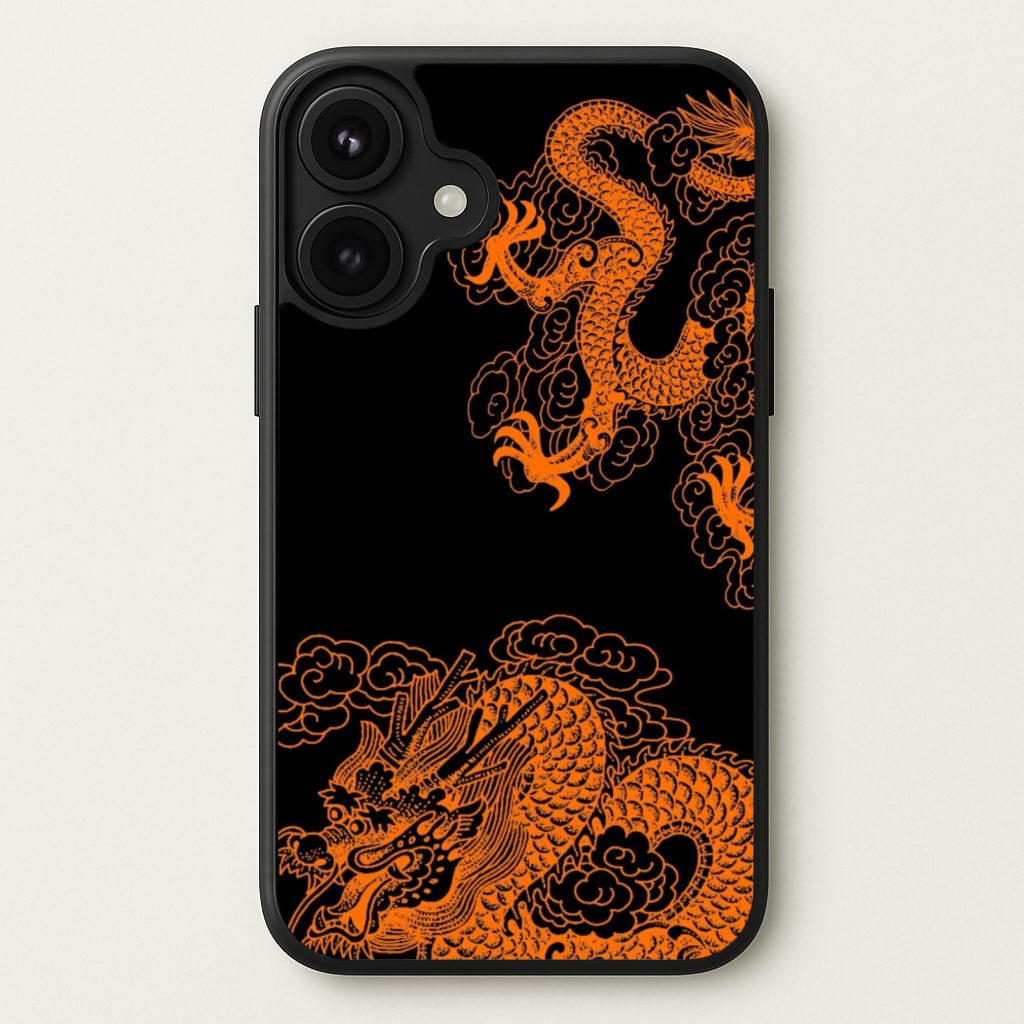 Orange Dragon Phone Case for iPhone 17