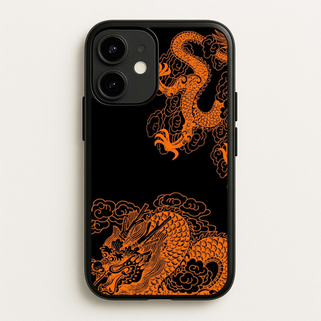 Orange Dragon - Dragon Phone Case for iPhone 12 Mini