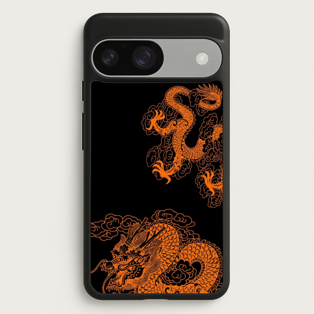 Orange Dragon - Dragon Phone Case for Google Pixel 9 / 9 Pro