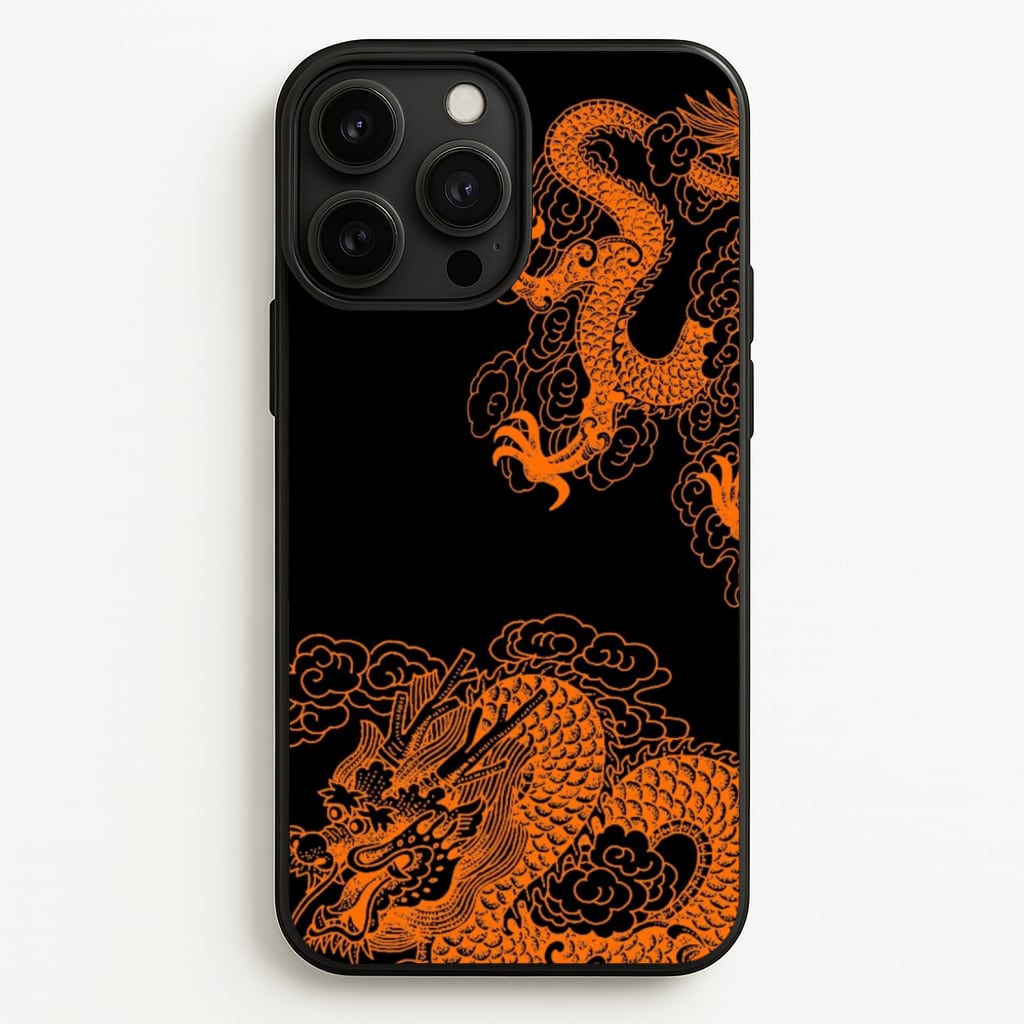 Orange Dragon - Dragon Phone Case for iPhone 13 Pro Max