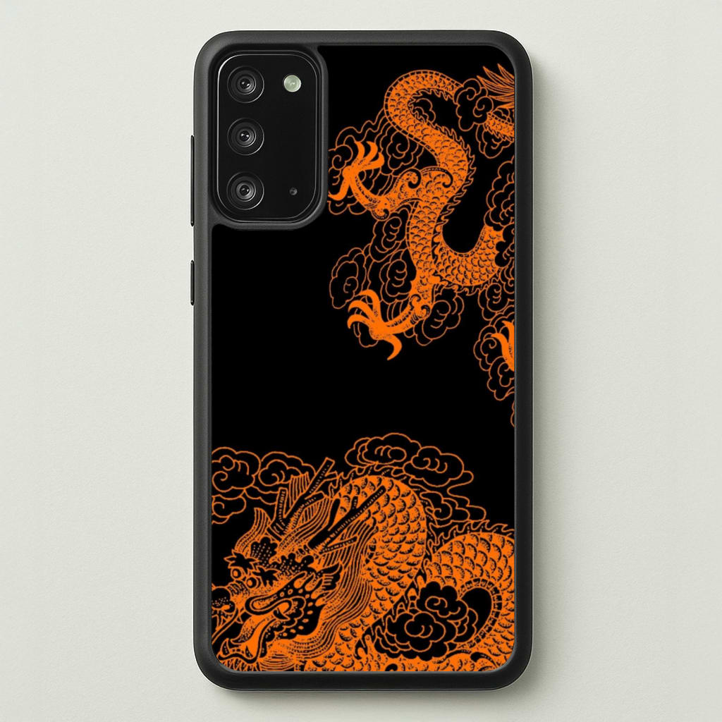 Orange Dragon - Dragon Phone Case for Galaxy Note 20