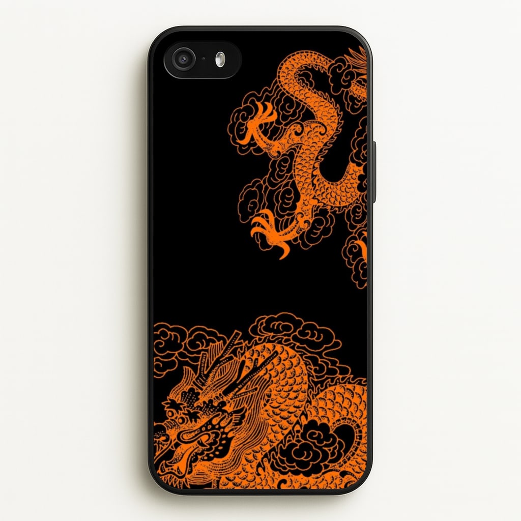 Orange Dragon - Dragon Phone Case for iPhone 5 / 5s / SE 2016
