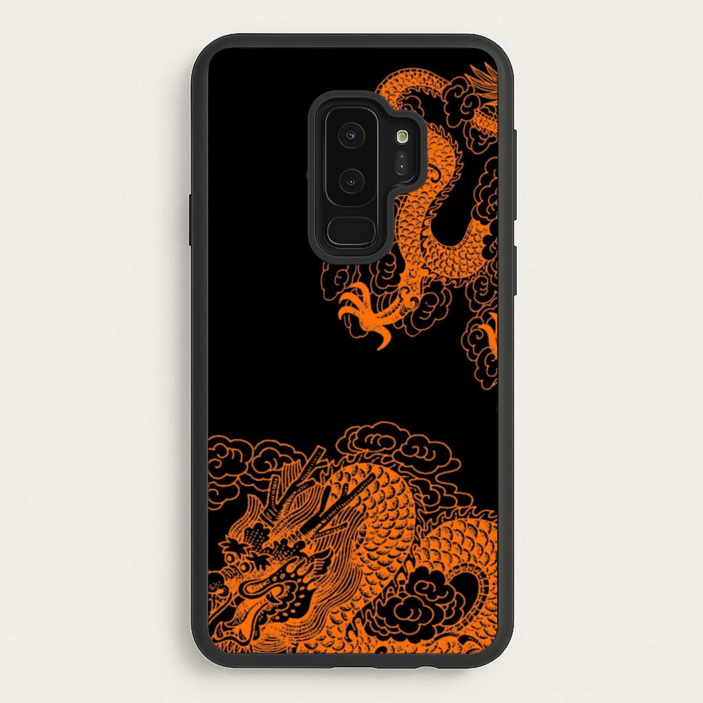 Orange Dragon - Dragon Phone Case for Galaxy S9 Plus