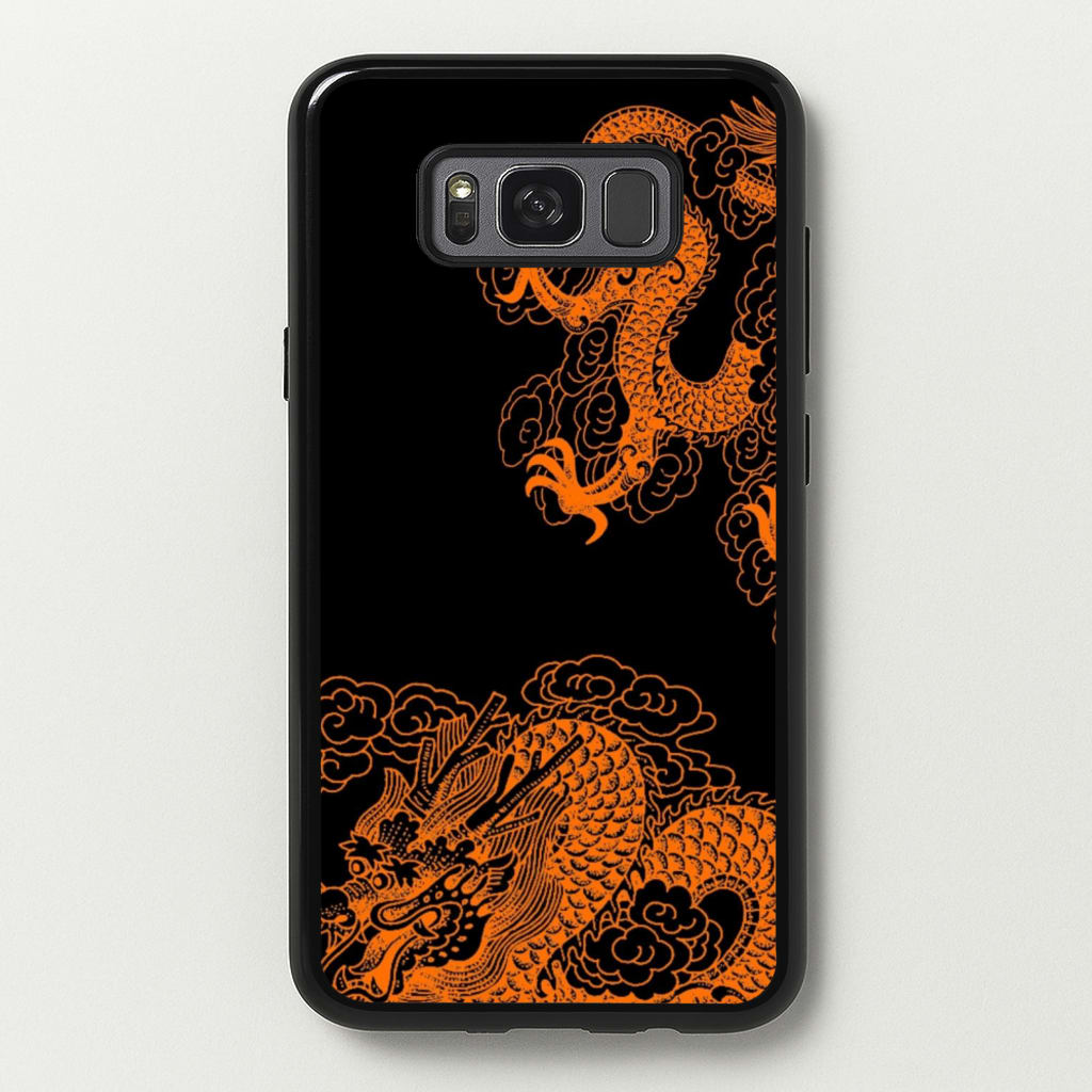 Orange Dragon - Dragon Phone Case for Galaxy S8