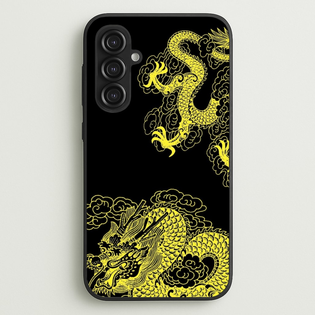Yellow Dragon - Dragon Phone Case for Galaxy S23FE