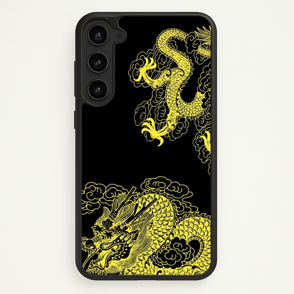Yellow Dragon - Dragon Phone Case for Galaxy S23