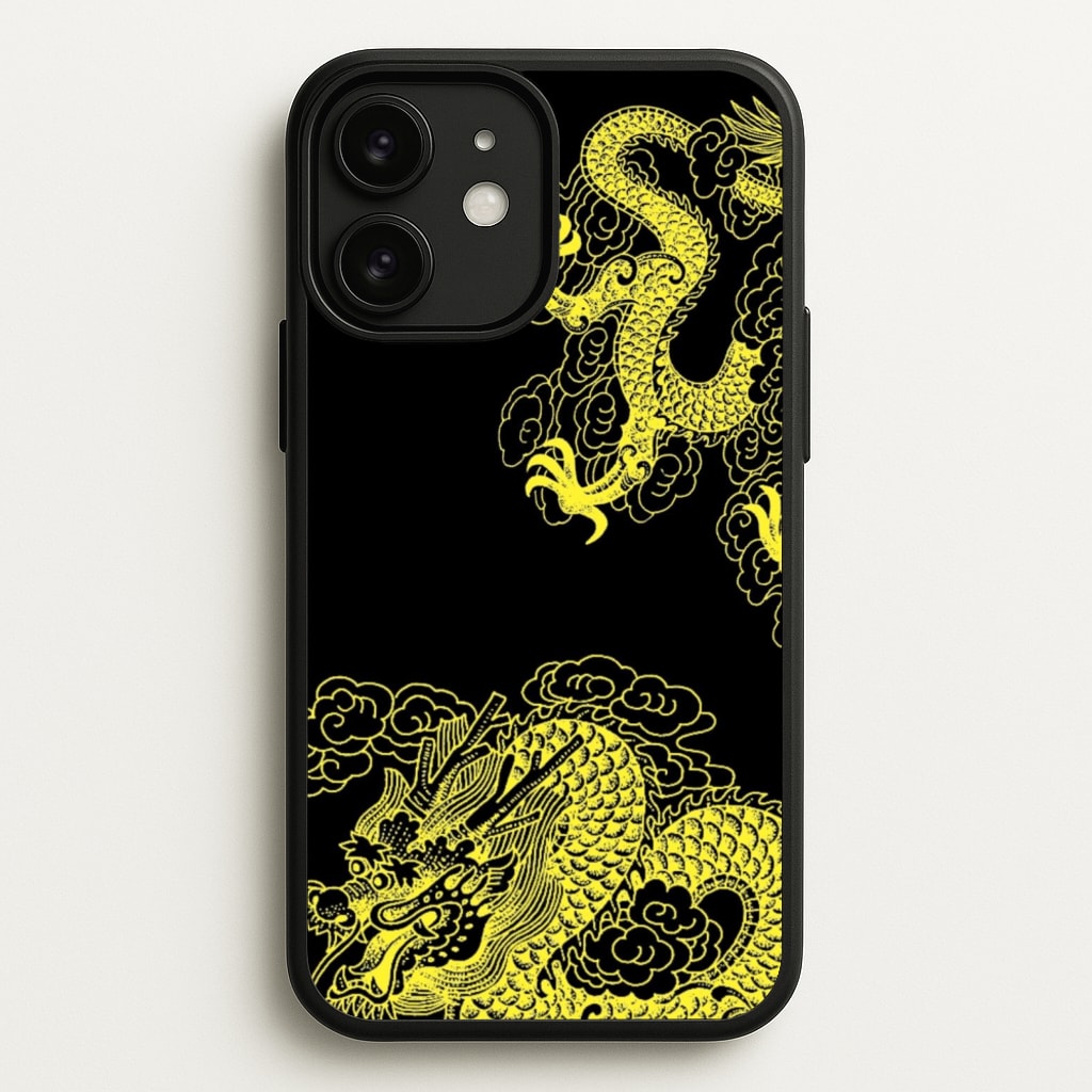Yellow Dragon - Dragon Phone Case for iPhone 11