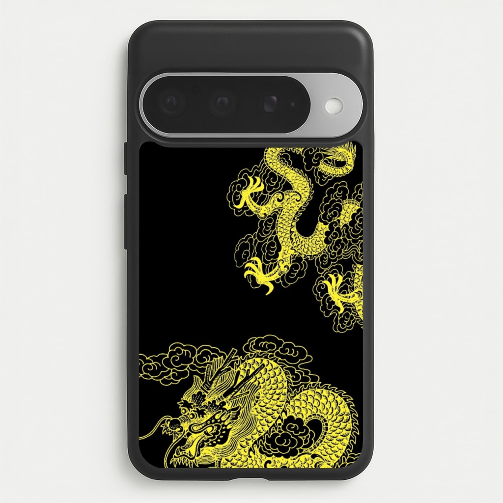 Yellow Dragon Phone Case for Google Pixel 10 Pro XL