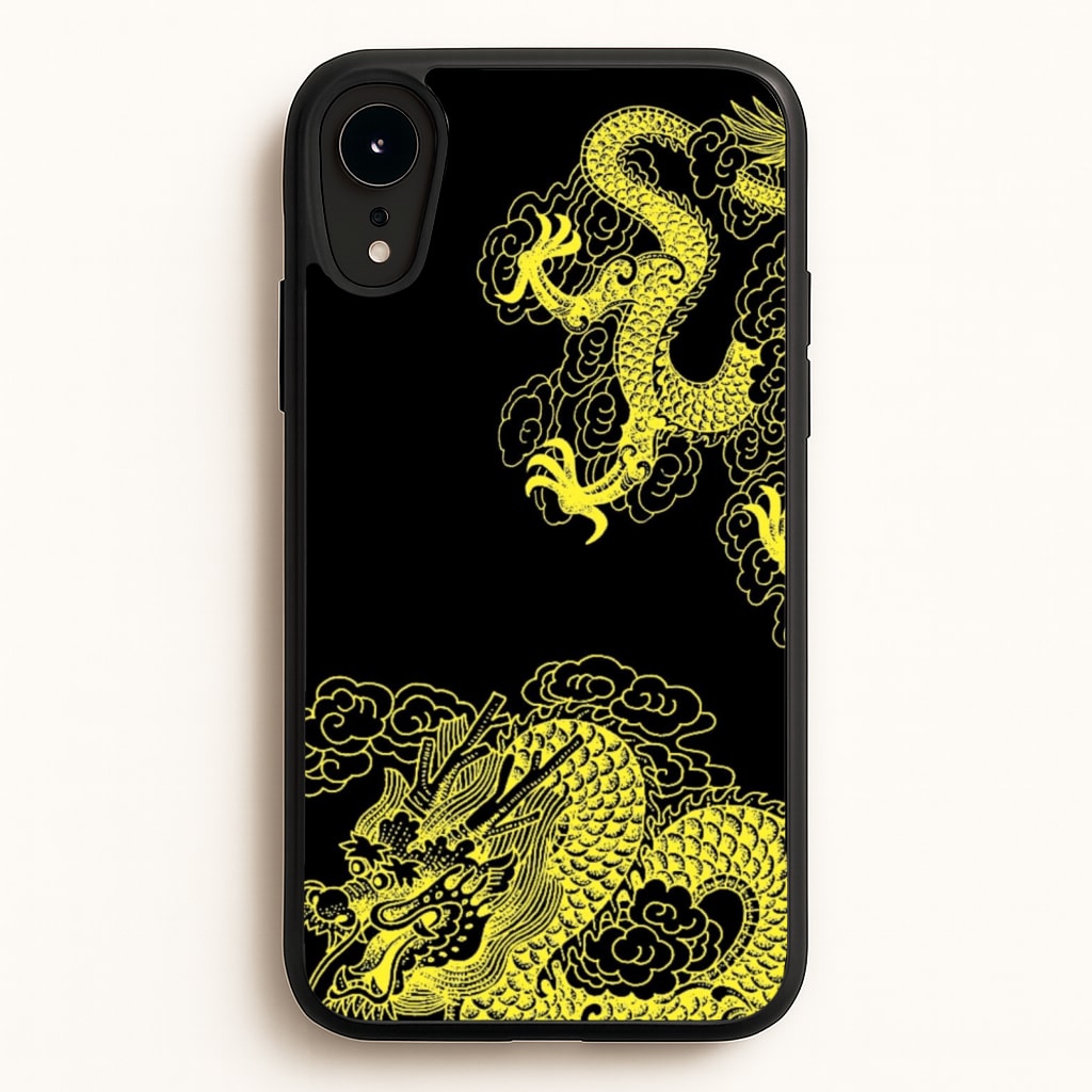 Yellow Dragon - Dragon Phone Case for iPhone XR