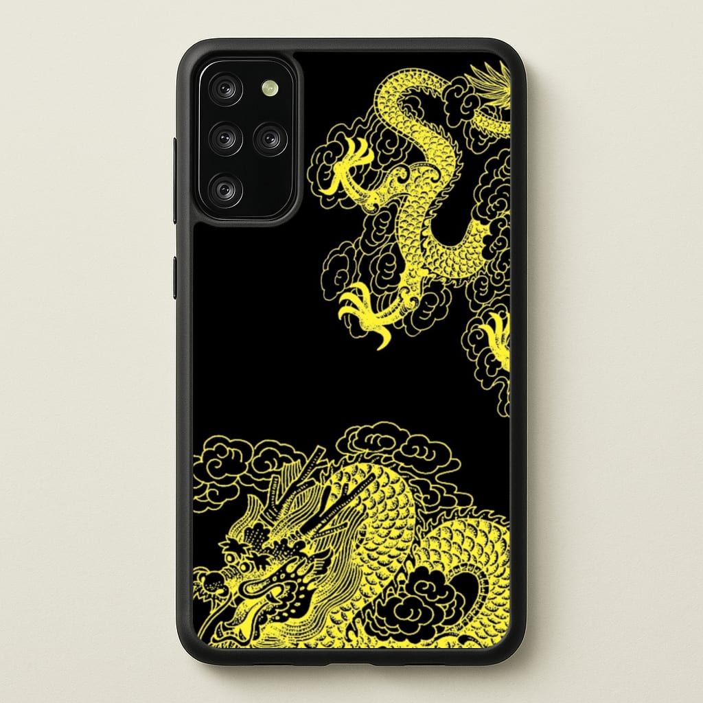 Yellow Dragon - Dragon Phone Case for Galaxy S20 Plus