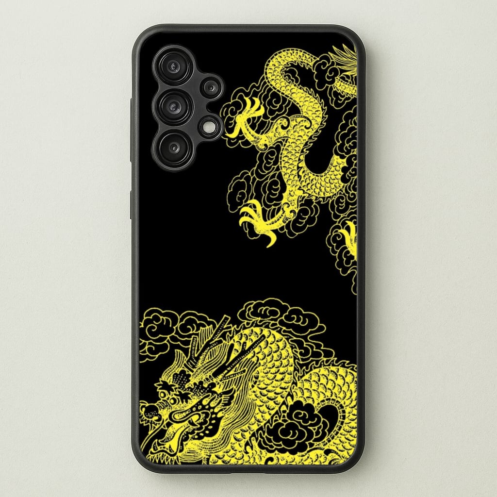 Yellow Dragon - Dragon Phone Case for Galaxy A13