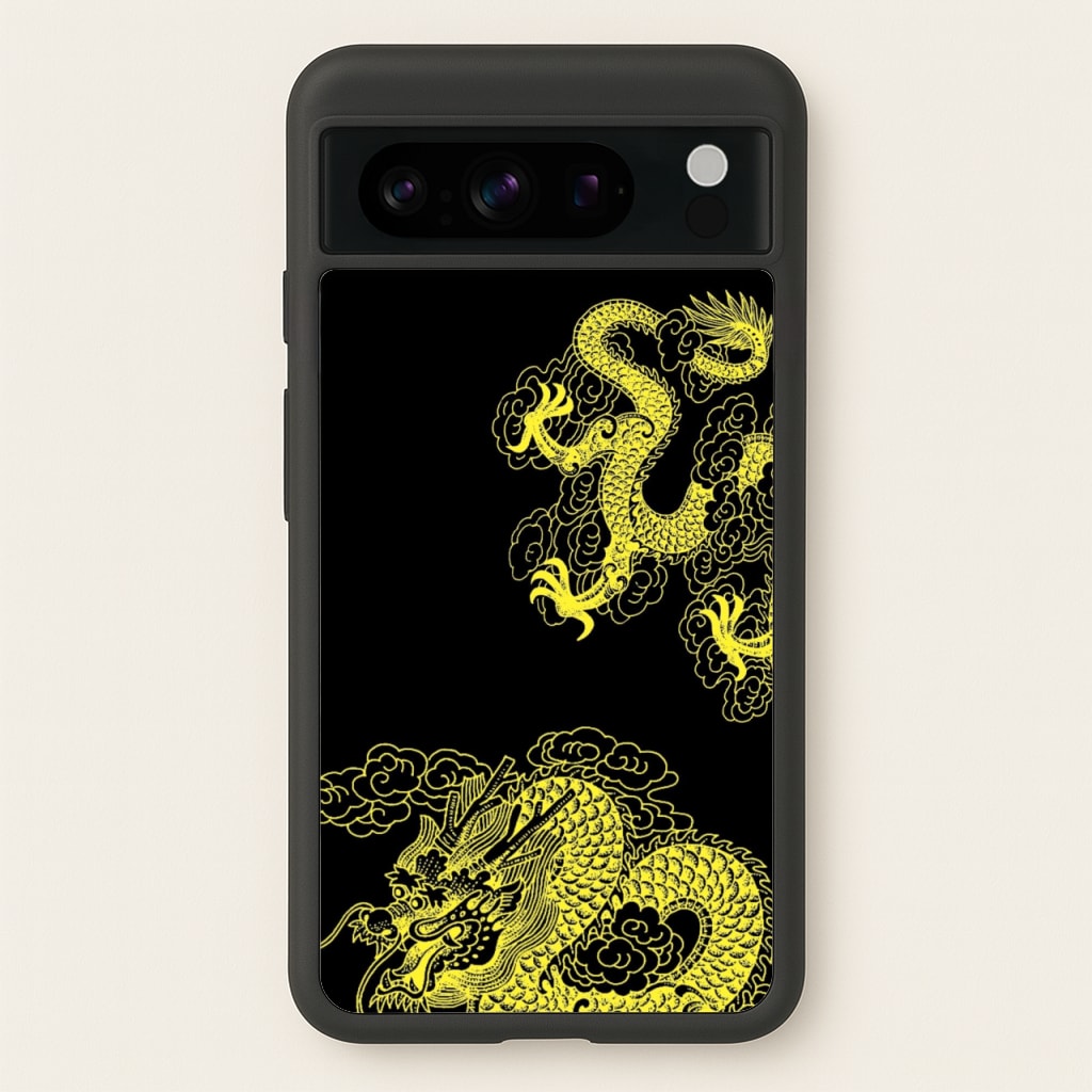 Yellow Dragon - Dragon Phone Case for Google Pixel 8 Pro