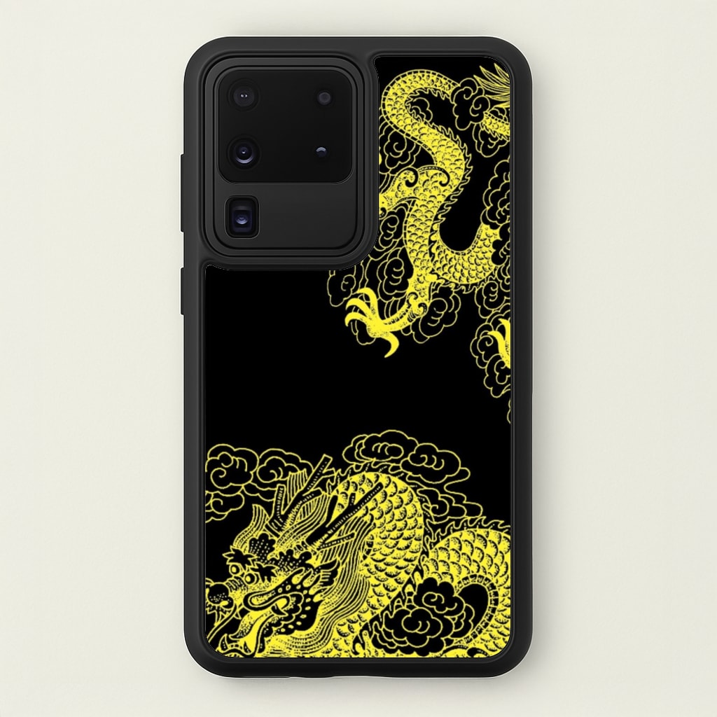 Yellow Dragon - Dragon Phone Case for Galaxy S20 Ultra