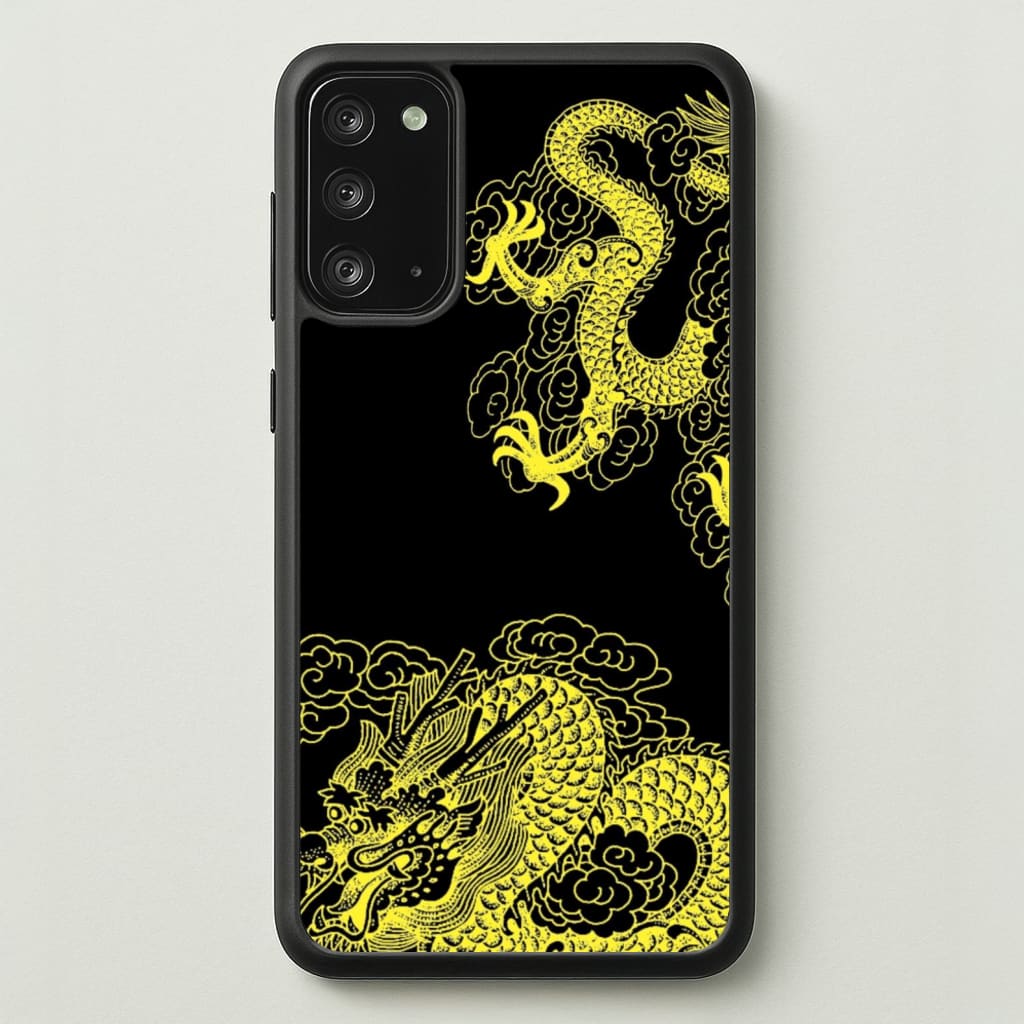 Yellow Dragon - Dragon Phone Case for Galaxy Note 20