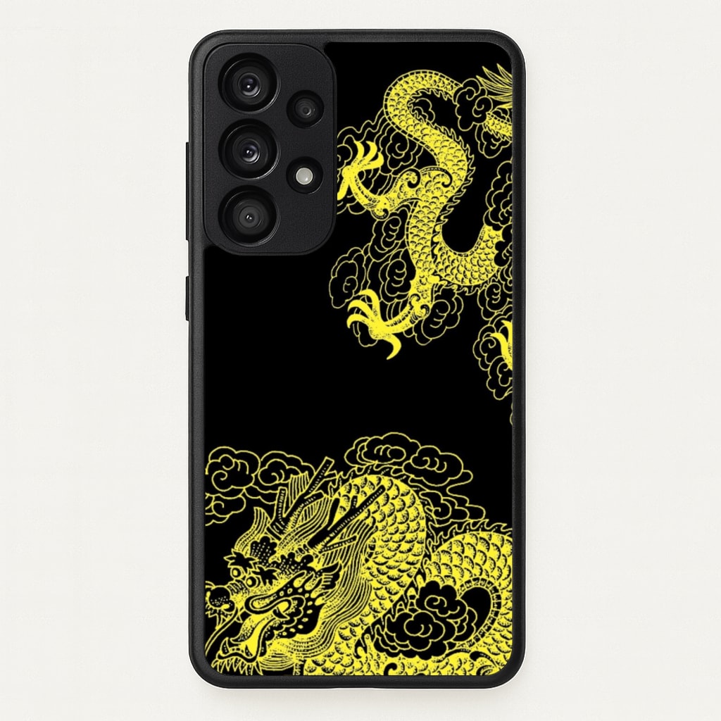 Yellow Dragon - Dragon Phone Case for Galaxy A33