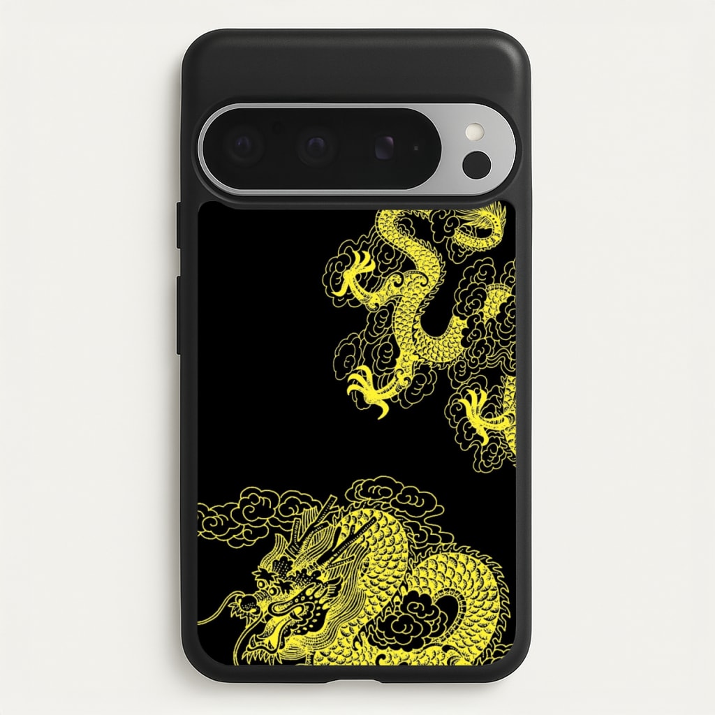 Yellow Dragon - Dragon Phone Case for Google Pixel 9 Pro XL