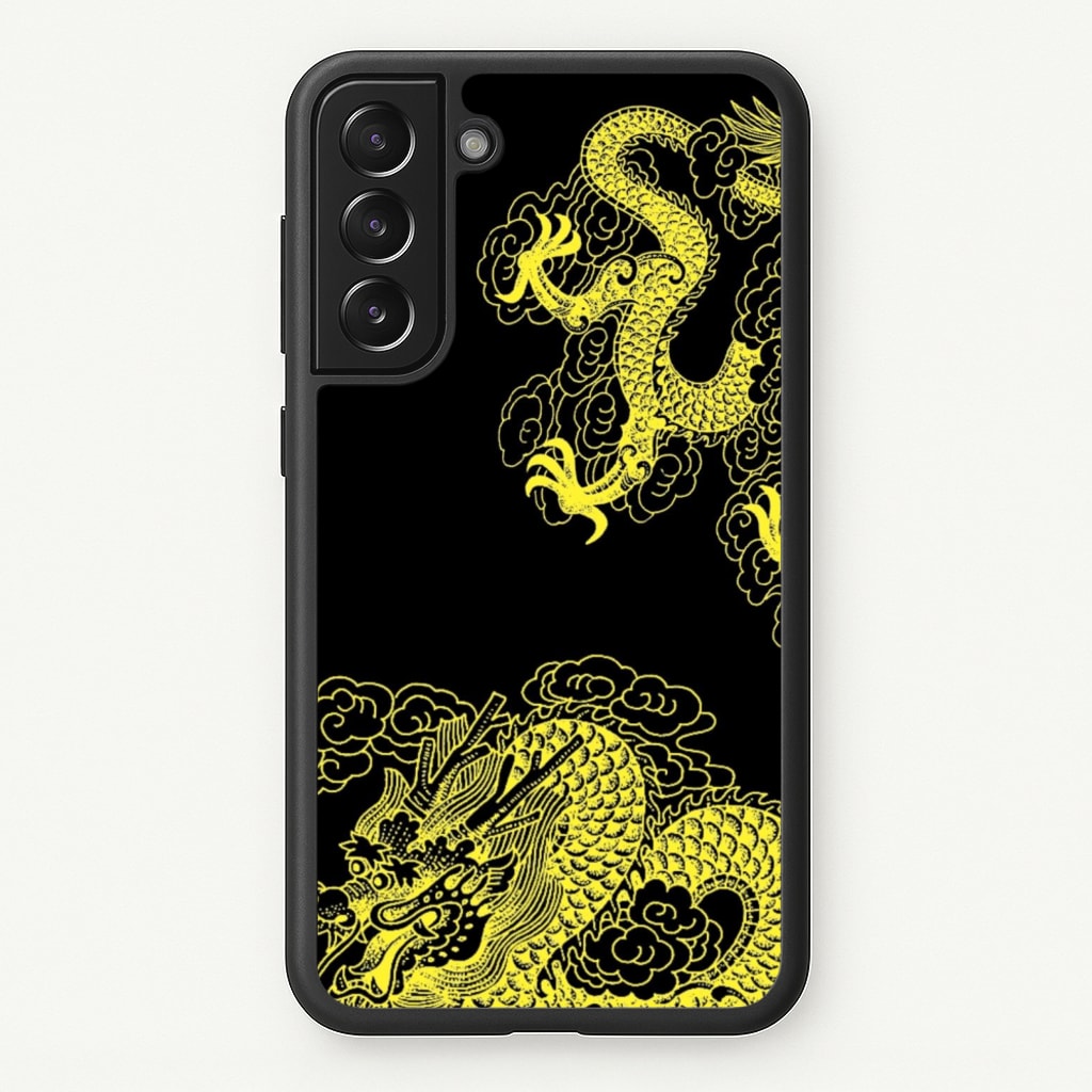 Yellow Dragon - Dragon Phone Case for Galaxy S21